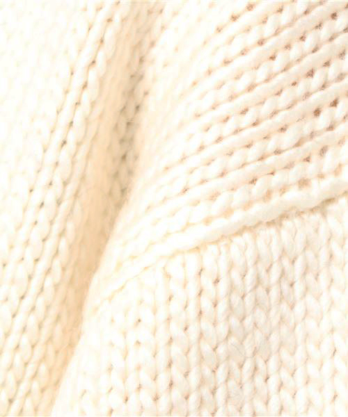 laboratory work（ラボラトリーワーク）の「ハンドライクボリュームカーディガン（カーディガン/ボレロ・レディース・ベージュ/ネイビー/ブラウン系その他・MEDIUM）」の8枚目の写真