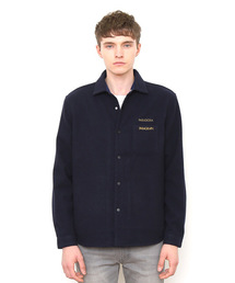 Design Tshirts Store graniph | ウールブレンドシャツジャケット/サンドクロック(ブルゾン)