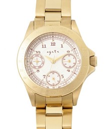 agete FIRST | クロノグラフ式ウォッチ 【AGETEFP1時計】ペアウォッチ可(アナログ腕時計)