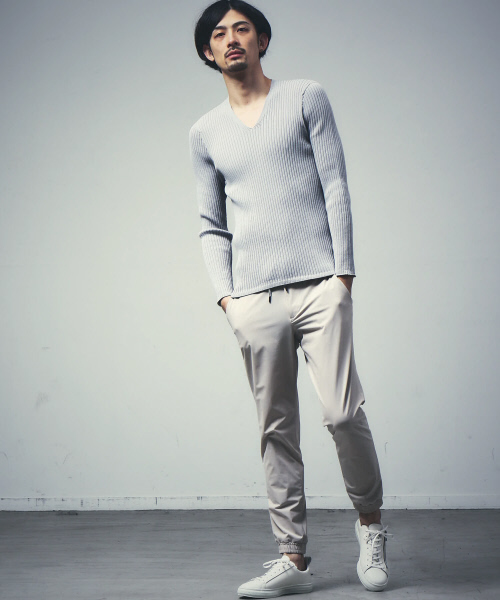 5351 POUR LES HOMMES（ゴーサンゴーイチプールオム）の「2WAYストレッチナイロントラックパンツ（その他パンツ・メンズ・ライトグレー/ブラック/ブルー・44/46/48）」の8枚目の写真