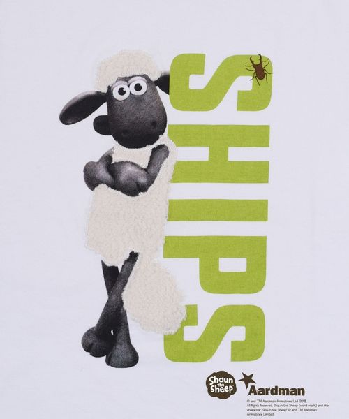 SHIPS(シップス)の「SHIPS KIDS:ひつじのショーン ネイチャー TEEシャツ(80~90cm)(Tシャツ/カットソー・キッズ・オフホワイト/グレー/イエロー・80/90)」の10枚目の写真