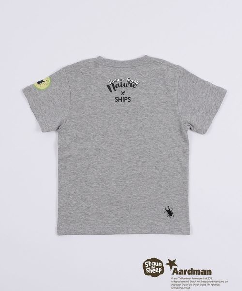 SHIPS(シップス)の「SHIPS KIDS:ひつじのショーン ネイチャー TEEシャツ(80~90cm)(Tシャツ/カットソー・キッズ・オフホワイト/グレー/イエロー・80/90)」の6枚目の写真