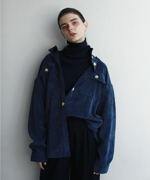 TODAYFUL(トゥデイフル)の「コットンウールタートルトップス(Tシャツ/カットソー・レディース・キナリ/グレー/ネイビー/キャメル・FREE)」の11枚目の写真