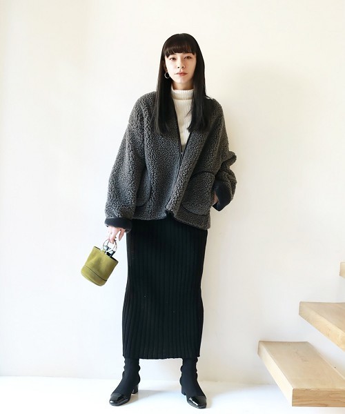 TODAYFUL(トゥデイフル)の「コットンウールタートルトップス(Tシャツ/カットソー・レディース・キナリ/グレー/ネイビー/キャメル・FREE)」の12枚目の写真