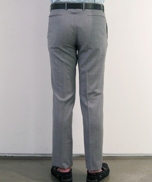 INCOTEX × I.G. BEAMS グレーウールパンツ【サイズ46】 INCOTEX ウール