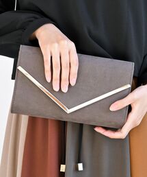 rps | エコスウェードVメタル2WAYクラッチBAG(クラッチバッグ)