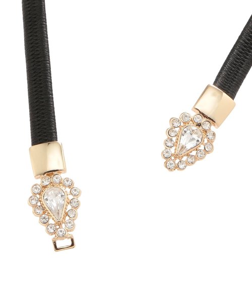 Dorry Doll（ドリードール）の「ビジューバックル　ゴムベルト（ベルト・レディース・ブラック・FREE）」の6枚目の写真