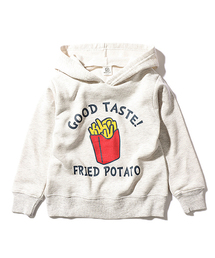 devirock | 全20柄 プリント裏起毛長袖スウェットパーカー(パーカー)