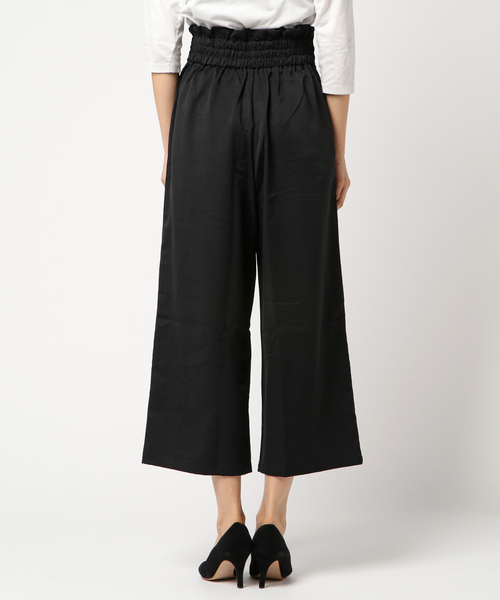STYLEBLOCK（スタイルブロック）の「ツイルベロアラインハイウエストワイドパンツ（その他パンツ・レディース・ベージュ/ブラウン/カーキ/ブラック・M）」の5枚目の写真