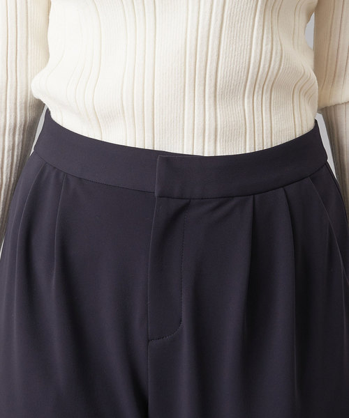 RIVE DROITE（リヴドロワ）の「マットポンチテーパードパンツ（その他パンツ・レディース・ネイビー/ライトベージュ・38/36）」の11枚目の写真