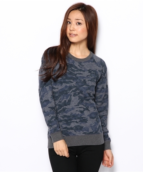 BEAUTY&YOUTH UNITED ARROWS(ビューティーアンドユースユナイテッドアローズ)の「BYBC カモフラ柄スウェットプルオーバー ◆(スウェット・レディース・オフホワイト/オリーブ/ネイビー・フリー)」の1枚目の写真