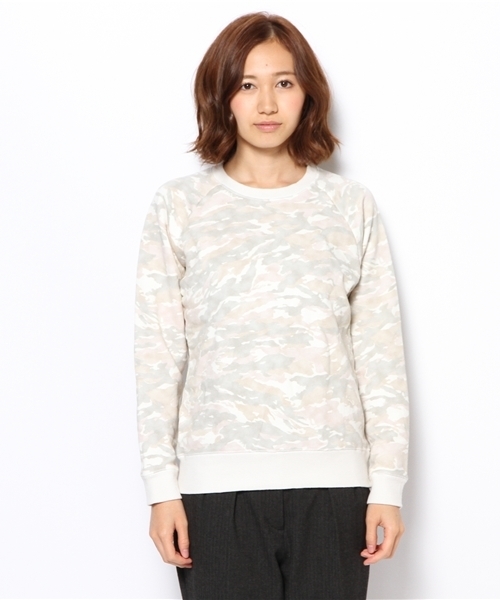BEAUTY&YOUTH UNITED ARROWS(ビューティーアンドユースユナイテッドアローズ)の「BYBC カモフラ柄スウェットプルオーバー ◆(スウェット・レディース・オフホワイト/オリーブ/ネイビー・フリー)」の4枚目の写真