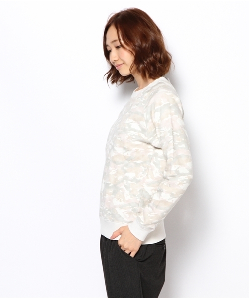 BEAUTY&YOUTH UNITED ARROWS(ビューティーアンドユースユナイテッドアローズ)の「BYBC カモフラ柄スウェットプルオーバー ◆(スウェット・レディース・オフホワイト/オリーブ/ネイビー・フリー)」の5枚目の写真