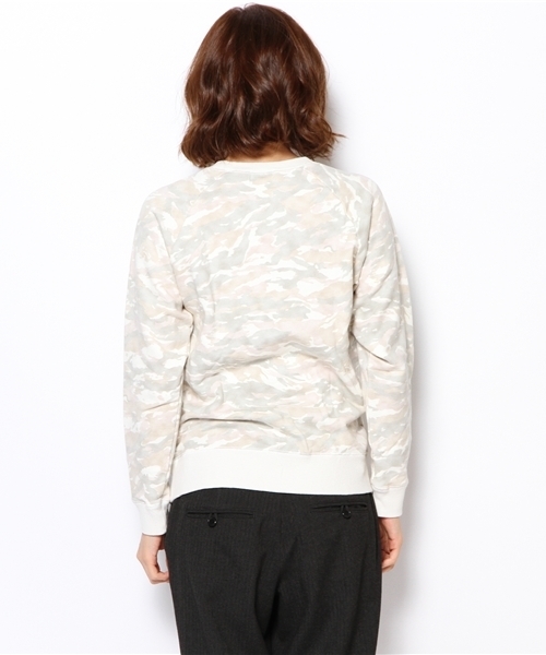 BEAUTY&YOUTH UNITED ARROWS(ビューティーアンドユースユナイテッドアローズ)の「BYBC カモフラ柄スウェットプルオーバー ◆(スウェット・レディース・オフホワイト/オリーブ/ネイビー・フリー)」の6枚目の写真