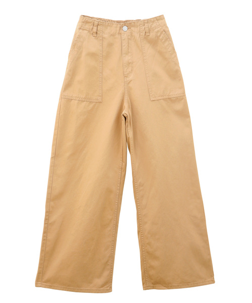 Luz Llena（ラズレナ）の「ツイルベイカーパンツ（カーゴパンツ・レディース・ブラック/ベージュ/カーキ・MEDIUM）」の12枚目の写真