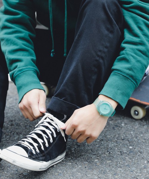 NIXON(ニクソン)の「THE TIME TELLER P【THE OUT LOUD Collection】(アナログ腕時計・レディース・ピンク/ブルー/ミント・ONE SIZE)」の6枚目の写真