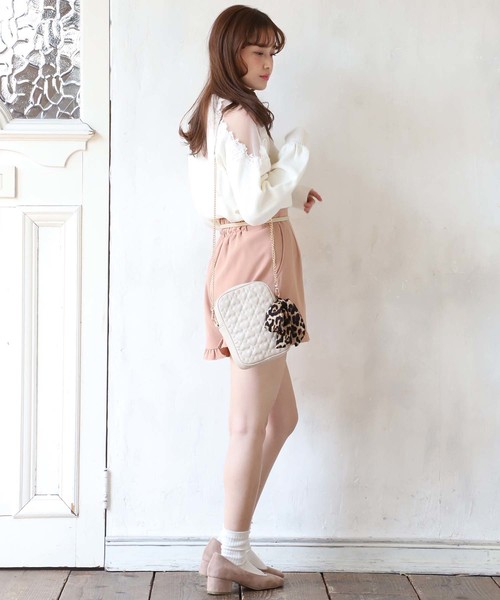 【在庫限り】continuier de NICE CLAUP ニット ピンク continuer de NICE CLAUP/6色展開、ふわふわニットプルオーバー
