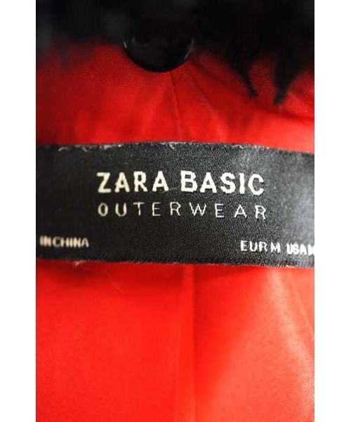 ZARA ザラウーマン ボア ライダースジャケット バーガンディ L相当 ZARA ザラウーマン ボア ライダースジャケット バーガンディ L