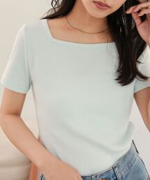[ S M L ] 選べるタイプの細リブ半袖Tシャツ