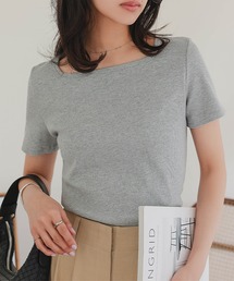 KOBE LETTUCE（コウベレタス）の「[ S M L ] 選べるタイプの細リブ半袖Tシャツ（Tシャツ/カットソー）」