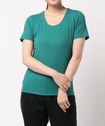 [ S M L ] 選べるタイプの細リブ半袖Tシャツ