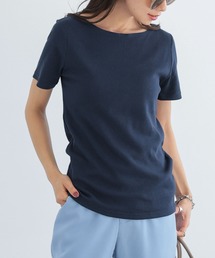 [ S M L ] 選べるタイプの細リブ半袖Tシャツ
