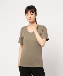 [ S M L ] 選べるタイプの細リブ半袖Tシャツ