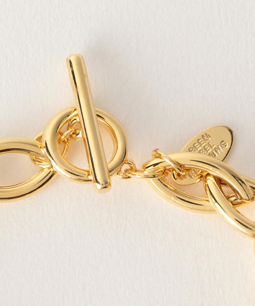 green label relaxing（グリーンレーベルリラクシング）の「FM ナツメチェーン / ブレスレット（ブレスレット・レディース・シルバー/ゴールド・FREE）」の4枚目の写真