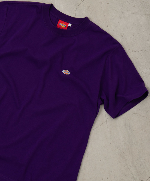 Dickies(ディッキーズ)の「∴WEGO/Dickies 別注ワッペン刺繍Tシャツ(Tシャツ/カットソー・メンズ・ホワイト/ブラック/パープル/オレンジ/イエロー・MEDIUM/LARGE)」の4枚目の写真