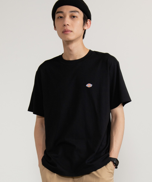Dickies(ディッキーズ)の「∴WEGO/Dickies 別注ワッペン刺繍Tシャツ(Tシャツ/カットソー・メンズ・ホワイト/ブラック/パープル/オレンジ/イエロー・MEDIUM/LARGE)」の3枚目の写真