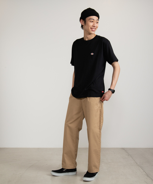 Dickies(ディッキーズ)の「∴WEGO/Dickies 別注ワッペン刺繍Tシャツ(Tシャツ/カットソー・メンズ・ホワイト/ブラック/パープル/オレンジ/イエロー・MEDIUM/LARGE)」の18枚目の写真