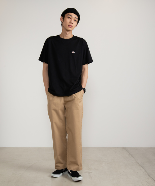 Dickies(ディッキーズ)の「∴WEGO/Dickies 別注ワッペン刺繍Tシャツ(Tシャツ/カットソー・メンズ・ホワイト/ブラック/パープル/オレンジ/イエロー・MEDIUM/LARGE)」の16枚目の写真