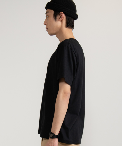 Dickies(ディッキーズ)の「∴WEGO/Dickies 別注ワッペン刺繍Tシャツ(Tシャツ/カットソー・メンズ・ホワイト/ブラック/パープル/オレンジ/イエロー・MEDIUM/LARGE)」の9枚目の写真