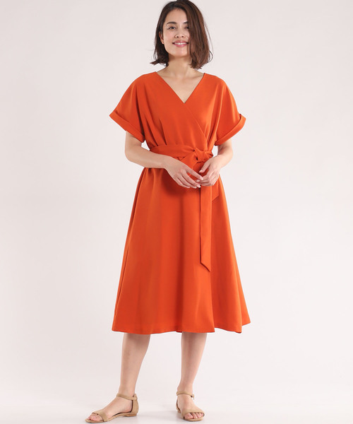 Ined イネド の カシュクールワンピース ワンピース Wear