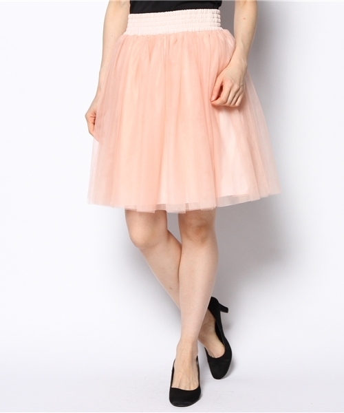 rosebullet（ローズブリット）の「【雑誌掲載】チュールスカート（スカート・レディース・アイボリー系/ネイビー系/ピンク系・2）」の3枚目の写真
