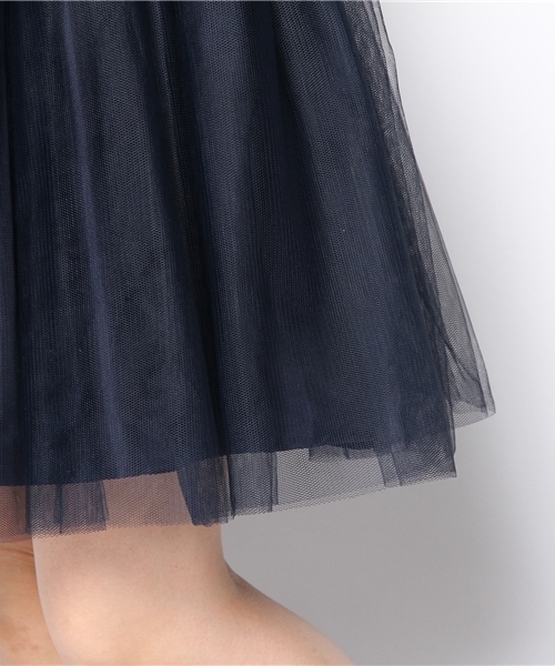 rosebullet（ローズブリット）の「【雑誌掲載】チュールスカート（スカート・レディース・アイボリー系/ネイビー系/ピンク系・2）」の5枚目の写真