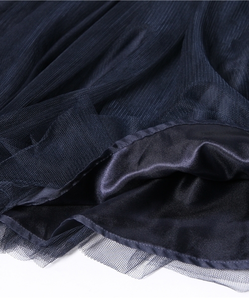 rosebullet（ローズブリット）の「【雑誌掲載】チュールスカート（スカート・レディース・アイボリー系/ネイビー系/ピンク系・2）」の6枚目の写真