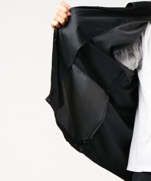 MAISON SPECIAL（メゾンスペシャル）の「LIMONTA/リモンタ コーチジャケット 【MAISON SPECIAL/メゾンスペシャル】（シャツ/ブラウス・メンズ・チャコールグレー/ブラック・46/48）」の4枚目の写真