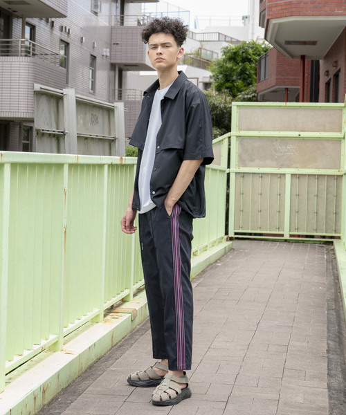 MAISON SPECIAL（メゾンスペシャル）の「LIMONTA/リモンタ コーチジャケット 【MAISON SPECIAL/メゾンスペシャル】（シャツ/ブラウス・メンズ・チャコールグレー/ブラック・46/48）」の8枚目の写真