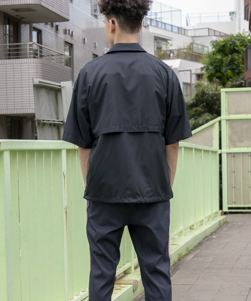 MAISON SPECIAL（メゾンスペシャル）の「LIMONTA/リモンタ コーチジャケット 【MAISON SPECIAL/メゾンスペシャル】（シャツ/ブラウス・メンズ・チャコールグレー/ブラック・46/48）」の12枚目の写真