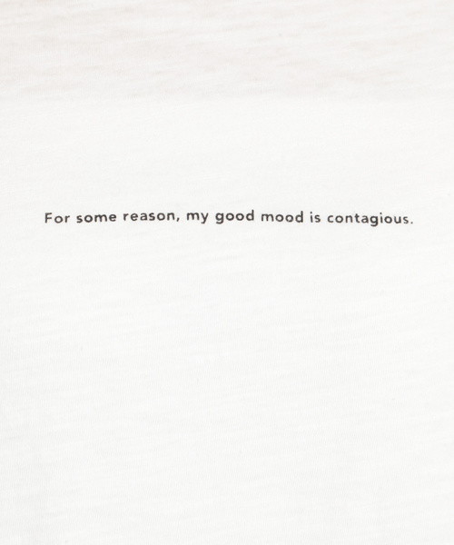 niko and...（ニコアンド）の「ピグメントロゴＴシャツ（Tシャツ/カットソー・レディース・ホワイト/ベージュ/パープル/チャコール・MEDIUM/LARGE）」の14枚目の写真