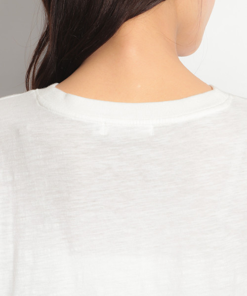 niko and...（ニコアンド）の「ピグメントロゴＴシャツ（Tシャツ/カットソー・レディース・ホワイト/ベージュ/パープル/チャコール・MEDIUM/LARGE）」の17枚目の写真