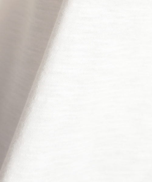 niko and...（ニコアンド）の「ピグメントロゴＴシャツ（Tシャツ/カットソー・レディース・ホワイト/ベージュ/パープル/チャコール・MEDIUM/LARGE）」の18枚目の写真