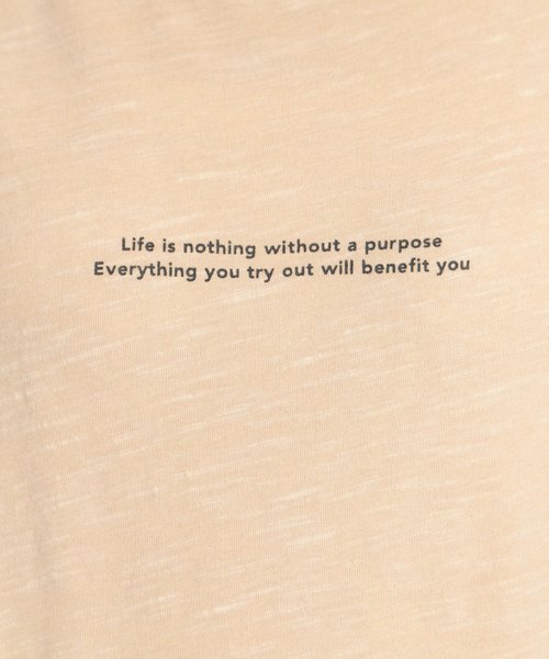 niko and...（ニコアンド）の「ピグメントロゴＴシャツ（Tシャツ/カットソー・レディース・ホワイト/ベージュ/パープル/チャコール・MEDIUM/LARGE）」の20枚目の写真