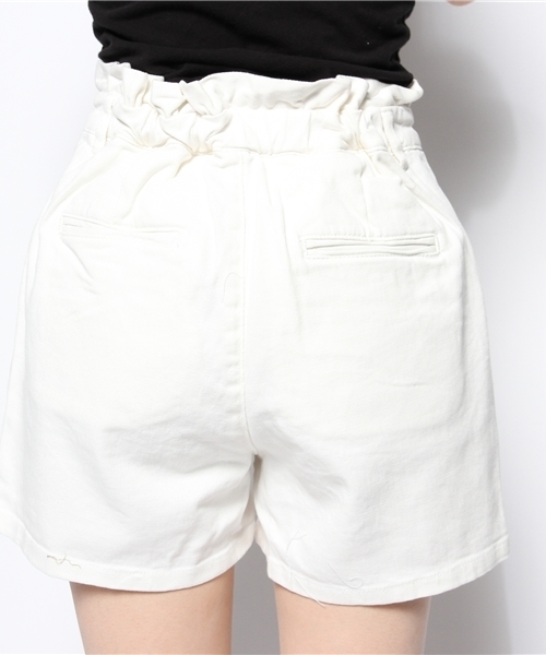 Chico（チコ）の「ギンガムハイウエストショーツ（チノパンツ・レディース・ダークブルー/ホワイト/ブラック・FREE）」の12枚目の写真