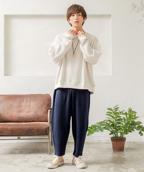 MinoriTY（マイノリティ）の「メンズバルーンスウェットパンツ（スウェットパンツ・メンズ・ブラック/ネイビー/カーキ/杢グレー/グレー系その他・M/L/XL）」の10枚目の写真