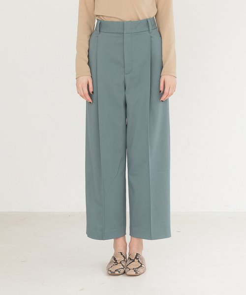 EMMA LIMBER(エマリンバー)の「Hight Waist Wide Pants(スラックス・レディース・ベージュ/ブルー・SMALL/MEDIUM)」の7枚目の写真