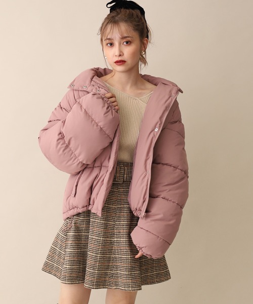 one after another NICE CLAUP(ワンアフターアナザーナイスクラップ)の「ベルト付きサーキュラーチェックスカート(スカート・レディース・ブラック/ブラウン/ベージュ・FREE)」の9枚目の写真