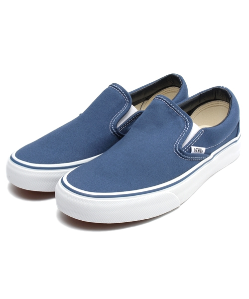 coen(コーエン)の「VANS CLASSIC SLIPON(バンズ クラシックスリッポン)(スニーカー・レディース・ホワイト/ブラック/ネイビー・LARGE/MEDIUM/SMALL)」の1枚目の写真