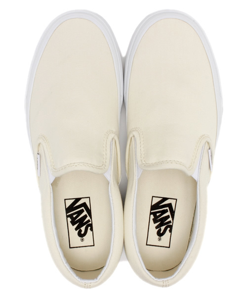 coen(コーエン)の「VANS CLASSIC SLIPON(バンズ クラシックスリッポン)(スニーカー・レディース・ホワイト/ブラック/ネイビー・LARGE/MEDIUM/SMALL)」の7枚目の写真